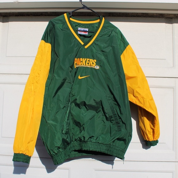 Green Bay Packer NFL Pro Line Windbreaker - Picture 1 of 11